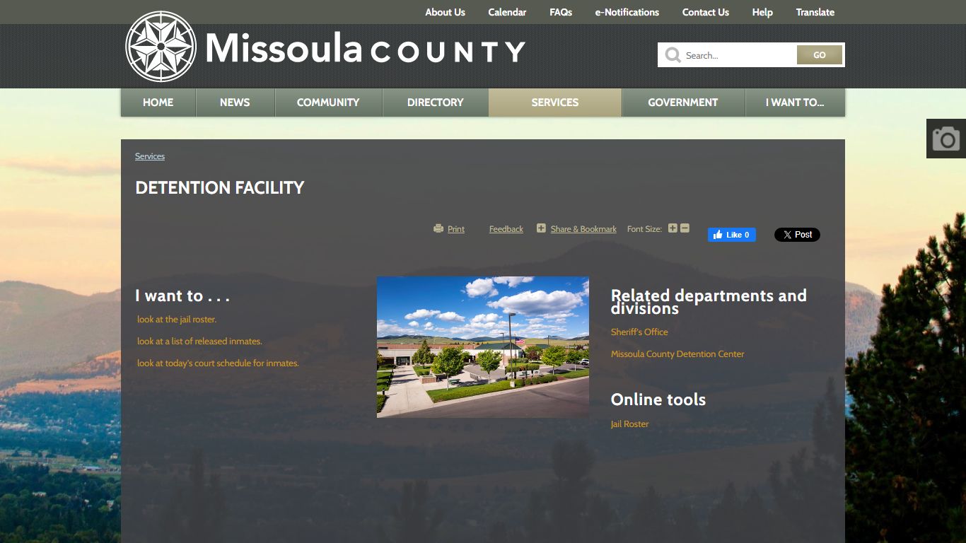 Detention Facility | Missoula County, MT